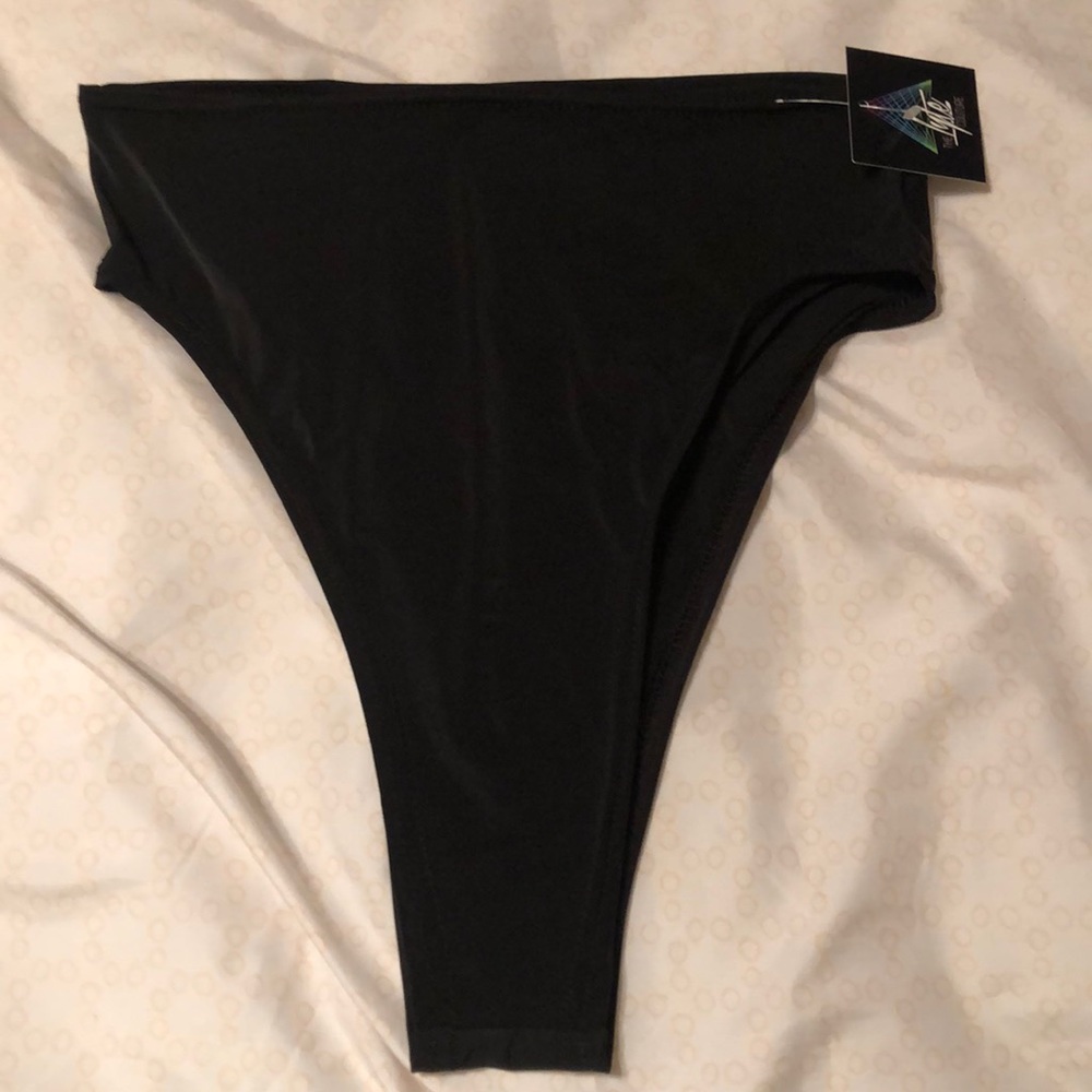 Black rave booty shorts